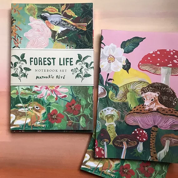 Chronicle Books Forest Life Notebooks Set Of 2 By Nathalie Lete 3 Chronicle Books Forest Life Notebooks Set Of 2 By Nathalie Lete