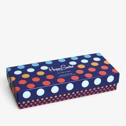 Happy Socks Navy Gift Box 4 Pack