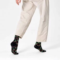 Happy Socks Watermelon Socks in Black