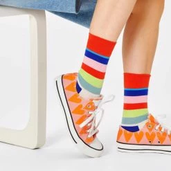 Happy Socks Stripe Socks in Multicoloured