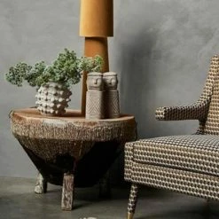 Abigail Ahern Laflin Lamp In Mustard