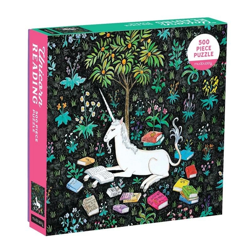 Chronicle Books Unicorn Reading 500 Piece Puzzle Mudpuppy 3 Chronicle Books Unicorn Reading 500 Piece Puzzle Mudpuppy