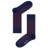 Happy Socks Navy Optic Socks