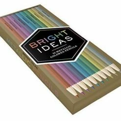 Chronicle Books Bright Ideas Colouring Pencils Metallic