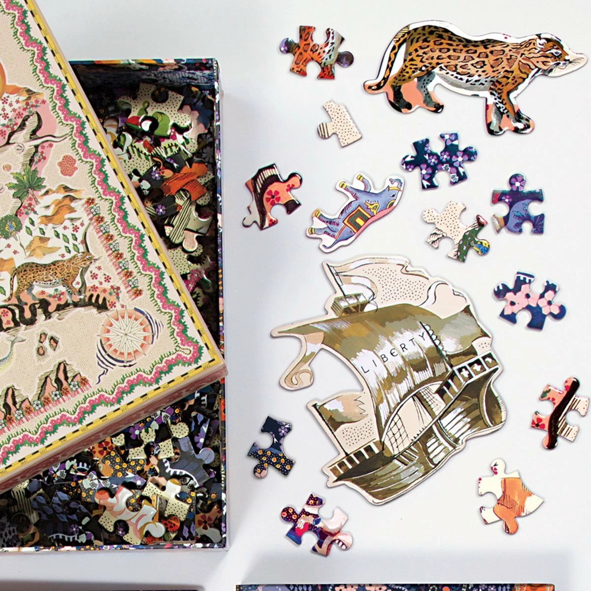 Chronicle Books Liberty London Maxine 500 Piece Double Sided Puzzle Galison 5 Chronicle Books Liberty London Maxine 500 Piece Double Sided Puzzle Galison