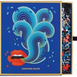 Chronicle Books Lips Shaped Puzzle 750 Piece Galison Jonathan Adler