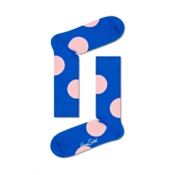 Happy Socks Jumbo Dot Socks in Blue & Pink