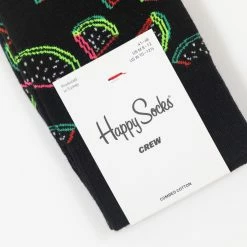 Happy Socks Watermelon Socks in Black