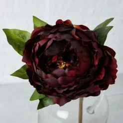 Abigail Ahern Plum Peony Faux Flower Stem