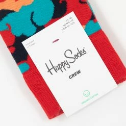 Happy Socks Lucky Clouds Socks in Red
