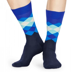 Happy Socks Faded Diamond Socks