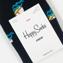 Happy Socks Sail Away Socks in Navy