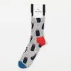 Happy Socks Salt N Pepper Socks in Grey