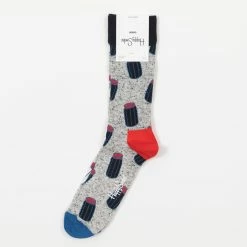 Happy Socks Salt N Pepper Socks in Grey