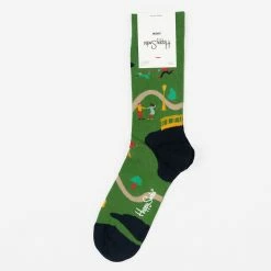Happy Socks Walk In The Park Socks in Green