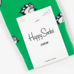 Happy Socks Dog Socks in Green