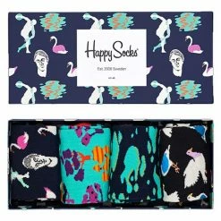 Happy Socks Pack of 4 T36-40 Daypark Socks