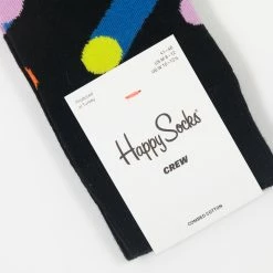 Happy Socks Shooting Stars Socks in Black