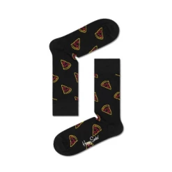 Happy Socks Pizza Slice Socks in Black