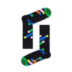 Happy Socks Shooting Stars Socks in Black