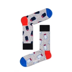 Happy Socks Salt N Pepper Socks in Grey