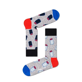 Happy Socks Salt N Pepper Socks in Grey 4 Happy Socks Salt N Pepper Socks in Grey
