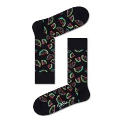 Happy Socks Watermelon Socks in Black