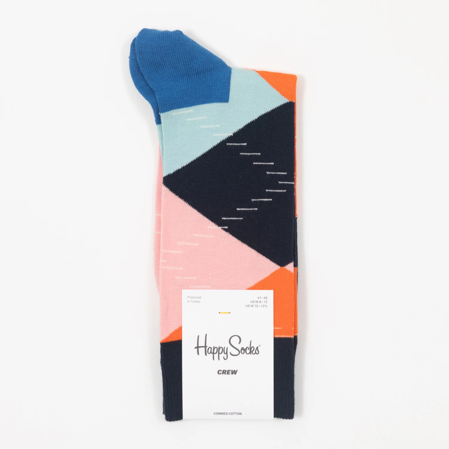 Happy Socks Jumbo Argyle Socks in Blue & Pink 5 Happy Socks Jumbo Argyle Socks in Blue & Pink