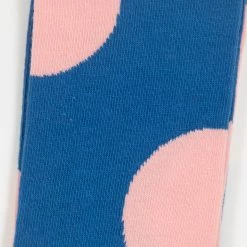 Happy Socks Jumbo Dot Socks in Blue & Pink