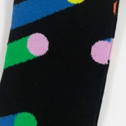 Happy Socks Shooting Stars Socks in Black
