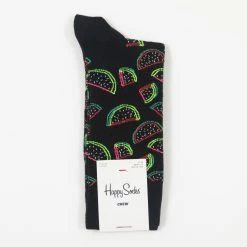 Happy Socks Watermelon Socks in Black