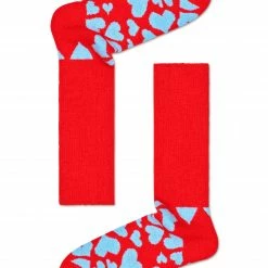 Happy Socks Red Heart Cozy Sock