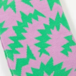 Happy Socks Zig Zag Socks in Pink