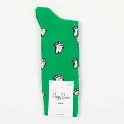 Happy Socks Dog Socks in Green