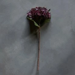 Abigail Ahern Hydrangea Damson Faux Stem