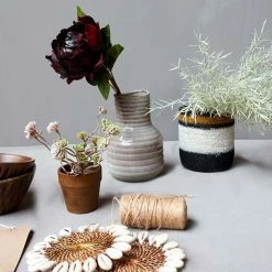 Abigail Ahern Plum Peony Faux Flower Stem