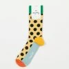 Happy Socks Big Dot Socks in Yellow 2 Happy Socks Big Dot Socks in Yellow