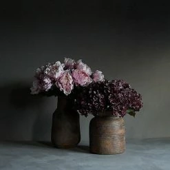 Abigail Ahern Hydrangea Damson Faux Stem