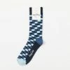 Happy Socks Filled Optic Pattern Socks in Blue 2 Happy Socks Filled Optic Pattern Socks in Blue