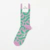 Happy Socks Zig Zag Socks in Pink