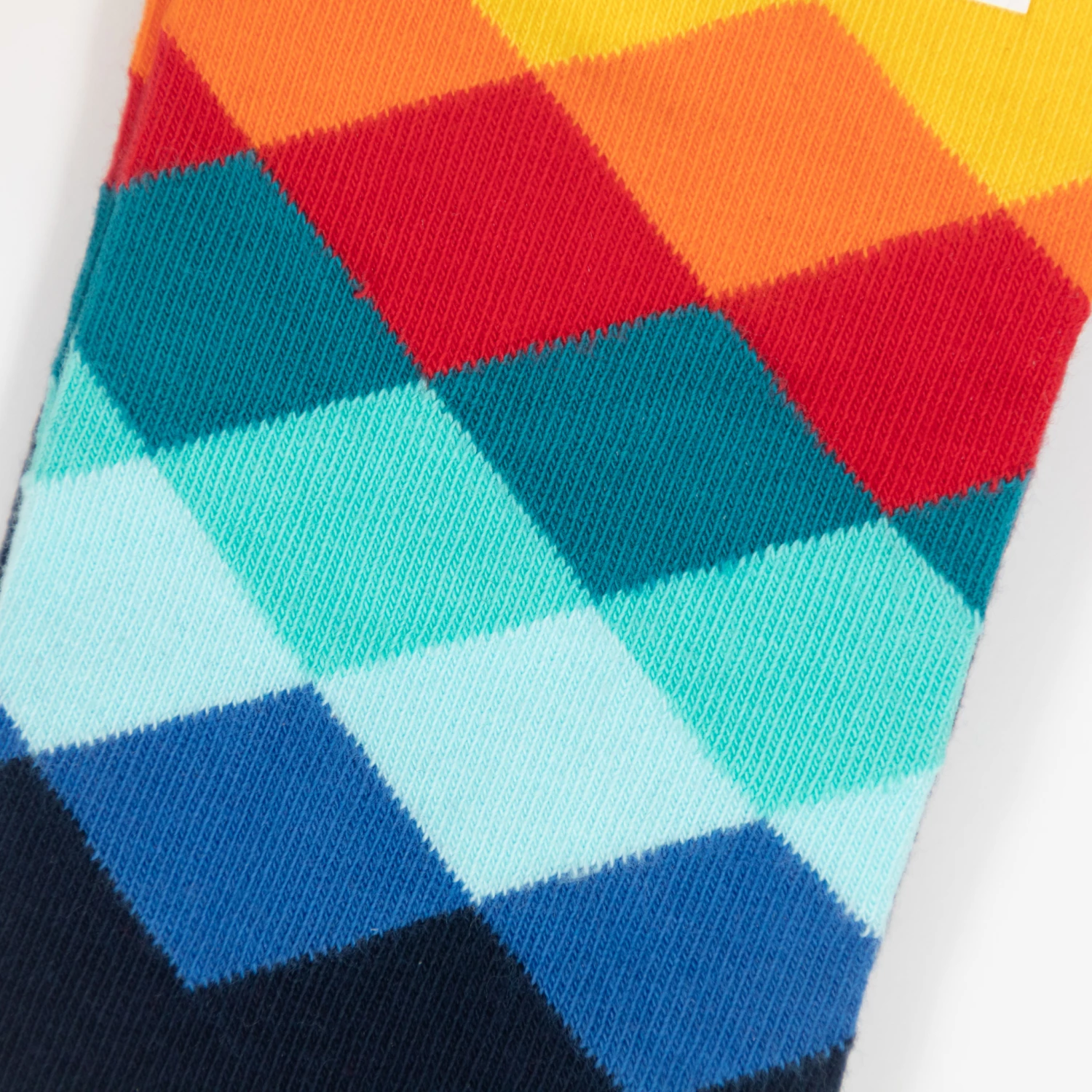 Happy Socks Faded Diamond Socks in Navy 9 Happy Socks Faded Diamond Socks in Navy